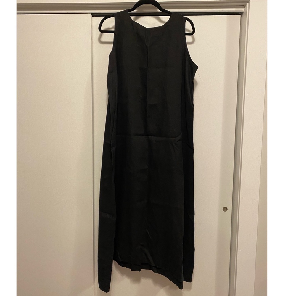 Eskandar Black Linen Maxi